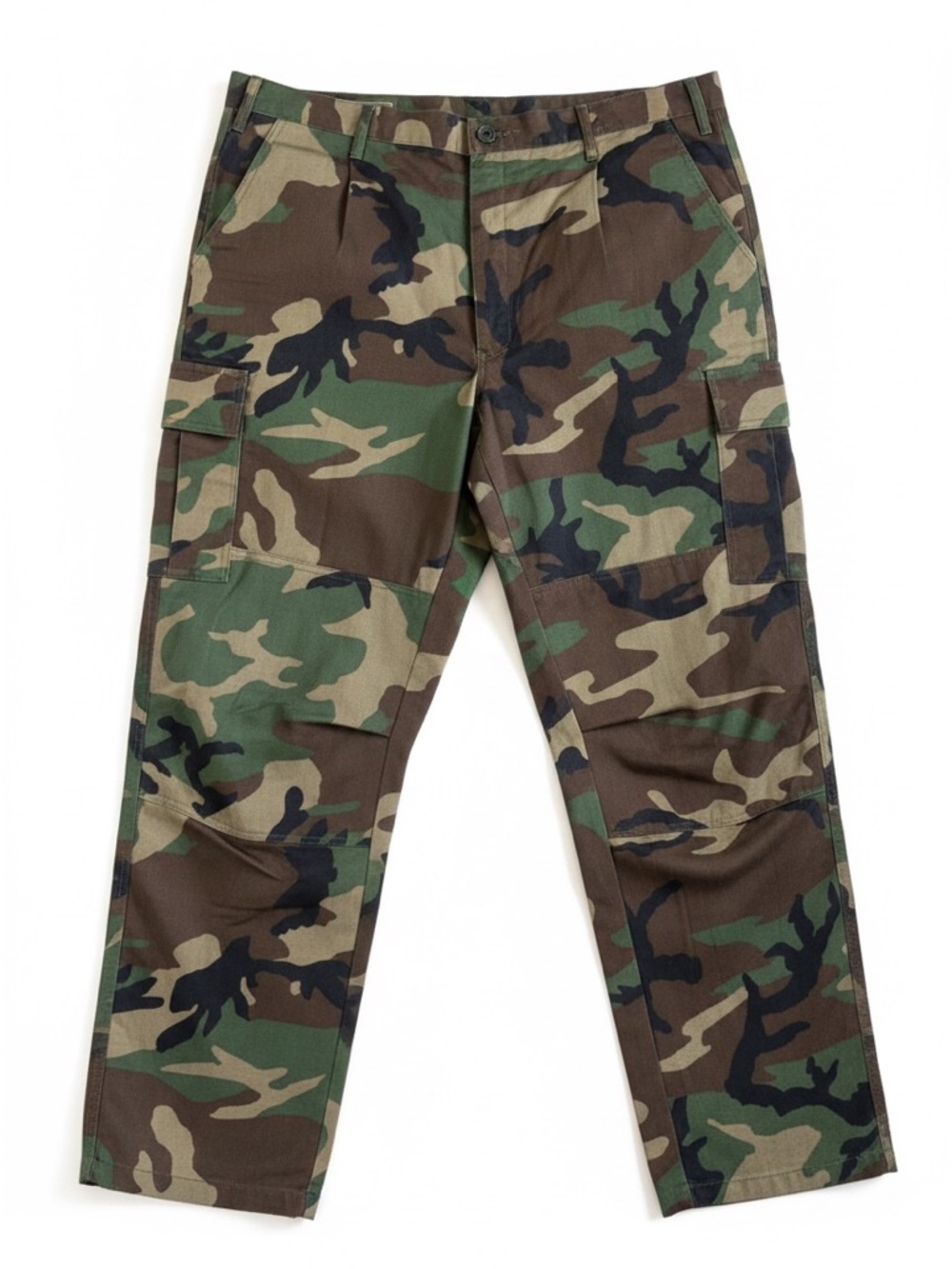Vintage Bosnian Military Camo Cargo Pants Woodland Tactical Men’s 40